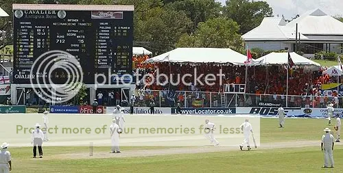 Brian Lara breaks the world record, West Indies v England, 4th Test, Antigua, April 12, 2004